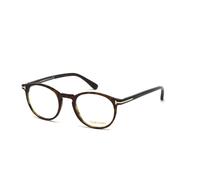 TOM FORD Homme TOM FORD FT5294 052 Montures optiques Acétate Havane Ronde Normale