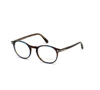 TOM FORD Homme TOM FORD FT5294 056 Montures optiques Acétate Havane Ronde Normale