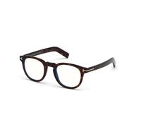 TOM FORD Homme TOM FORD FT5629-B 052 Montures optiques Acétate Havane Ronde Normale