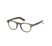 TOM FORD Homme TOM FORD FT5629-B 096 Montures optiques Acétate Vert Ronde Normale