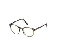 TOM FORD Homme TOM FORD FT5695-B 96 Montures optiques Acétate Vert Ronde Normale