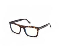 TOM FORD Homme TOM FORD FT5757-B 052 Montures optiques Acétate Havane Carré Normale