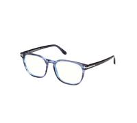 TOM FORD Homme TOM FORD FT5868-B 092 Montures optiques Acétate Bleu Carré Normale