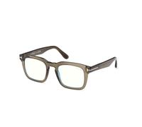 TOM FORD Homme TOM FORD FT6025-B 096 Montures optiques Acétate Vert Carré Normale