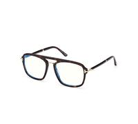 TOM FORD Homme TOM FORD FT6086-B 052 Montures optiques Acétate La Havane Carré Normale