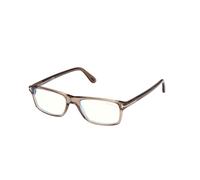 TOM FORD Homme TOM FORD FT6119-B 048 Montures optiques Acétate Marron Carré Normale