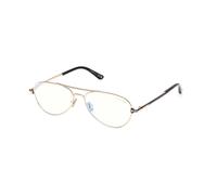 TOM FORD Homme TOM FORD FT6128-B 028 Montures optiques Métal Or Pilote Normale