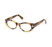 Tom Ford - Icon Blue Block Cat Eye Opticals - unisex - Accessoires - Brun - Taille: 53 MM