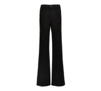 Tom Ford - Jean Évasé Large en Sergé de Denim Stretch - Femme - Jeans - Noir - Taille: W25