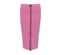 Tom Ford - Jupe crayon en maille avec fermeture éclair - Femme - Jupes - Rose - Taille: 38 FR