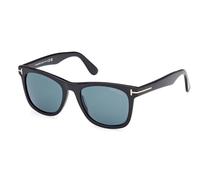 TOM FORD Kevyn Sunglasses, Shiny Black, 52/19/145 Unisex