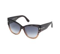 Tom Ford - Lunettes de soleil Anoushka - Femme - Accessoires - Gris - Taille: 57 MM
