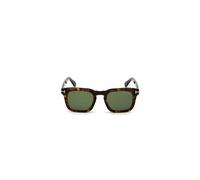 Tom Ford Lunettes de soleil FT0751 DAX 52N Acétate Havane Vert Carré Normale