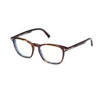 Tom Ford Monture optique FT5960-B 052 Homme Acétate Havane Carré Normale