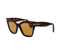 Tom Ford - Lunettes de soleil Elvira - unisex - Accessoires - Brun - Taille: 55 MM