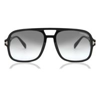 Tom Ford Lunettes de Soleil FALCONER-02 FT0884 Shiny Black/Grey Shaded 60/18/140 unisexe