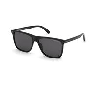 TOM FORD Homme TOM FORD FT0832-N FLETCHER 01A Lunettes de soleil Acétate Noir Gris Carré Normale