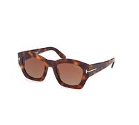 Tom Ford Lunettes de soleil FT1083 GUILLIANA 53F Femme couleur Havana lentille marron taille 52 mm