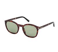 Tom Ford Lunettes de Soleil JAYSON FT 1020 Dark Havana/Green 52/21/145 unisexe