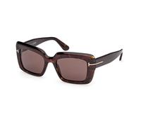 Tom Ford - Lunettes de soleil Leila - Femme - Accessoires - Brun - Taille: 52 MM
