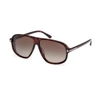 TOM FORD Homme FT1208 GUILLAUME 52K Lunettes de soleil Acétate Havana Marrone Pilote Normale Sfumato