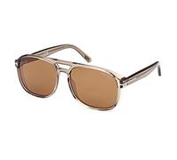 Tom Ford Lunettes de Soleil ROSCO FT 1022 Dark Havana/Green 58/16/140 unisexe