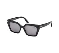TOM FORD Femme TOM FORD FT1030 WINONA 01D Lunettes de soleil Acétate Noir Fumée Cat Eye Polarisé