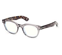 Tom Ford Lunettes de Vue FT 5807-B BLUE BLOCK TRANSPARENT GREY 50/21/145 homme