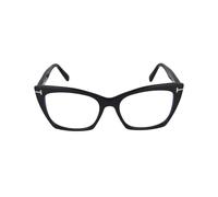 Tom Ford Lunettes optiques unisexe FT5709-B 001 Cat-eye Acétate Noir Taille 54 mm
