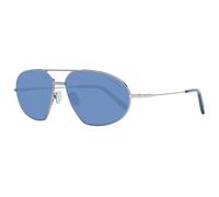 Tom Ford Lunettes FT0771 08V 63mm Brad Hommes Gunmetal Pilot-Aviator Bleu Gra