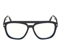 Tom Ford - Lunettes Rectangulaires à Double Pont - unisex - Accessoires - Noir - Taille: 56 MM