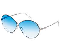 Tom Ford mixte adulte FT0564 14X 64 Montures de lunettes, Gris (Rutenio Chiaro Luc/Blu Specchiato)