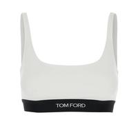 Tom Ford - Modal Signature Bralette - Femme - Sous-vêtements - Blanc - Taille: 40 FR
