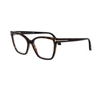 Tom Ford Montures optiques FT5812-B 052 Acétate Havane Papillon Femme Normale