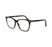 TOM FORD Femme TOM FORD FT5762-B 052 Montures optiques Acétate Havane Carré Normale