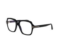 TOM FORD Femme TOM FORD FT5908-B 001 Montures optiques Acétate Noir Géométrique Normale