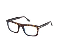 TOM FORD Homme TOM FORD FT5757-B 052 Montures optiques Acétate Havane Carré Normale