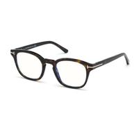 TOM FORD Homme TOM FORD FT5532-B 52E Montures optiques Acétate Havane sombre Géométrique Normale