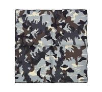 Tom Ford - Mouchoir de Poche en Soie Gris Clair avec Imprimé Camouflage - Homme - Accessoires - Multicolore - Taille: ONE Size