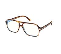 Tom Ford - Navigator Blue Block Opticals - unisex - Accessoires - Brun - Taille: 58 MM