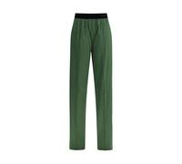 Tom Ford - Pantalon Décontracté Bicolore en Soie - Femme - Pantalons - Vert - Taille: 40 FR