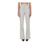 Tom Ford - Pantalon Évasé Taille Haute - Femme - Pantalons - Gris - Taille: 40 FR