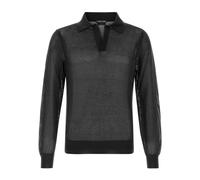 Tom Ford - Mesh Cotton Silk V-Neck Knit - Homme - Pulls - Noir - Taille: XL