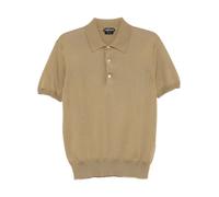 Tom Ford - Polo en Coton Pur - Homme - Pulls - Vert - Taille: L