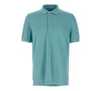 Tom Ford - Polo en Piqué de Lyocell - Homme - Tops - Bleu - Taille: L