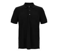 Tom Ford - Polo en Piqué de Lyocell - Homme - Tops - Noir - Taille: XL