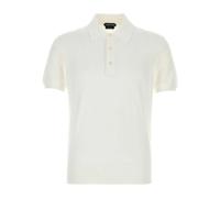 Tom Ford - Polo en Pur Coton - Homme - Tops - Blanc - Taille: 2XL