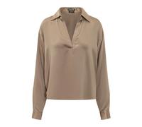 Tom Ford - Polo en soie stretch - Femme - Blouses et Chemises - Gris - Taille: 38 FR