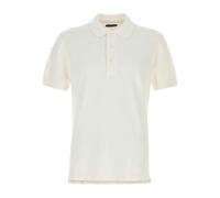 Tom Ford - Polo Piqué - Homme - Tops - Blanc - Taille: L