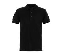 Tom Ford, Homme, Tops, Noir, Taille: L Polo Piqué Noir